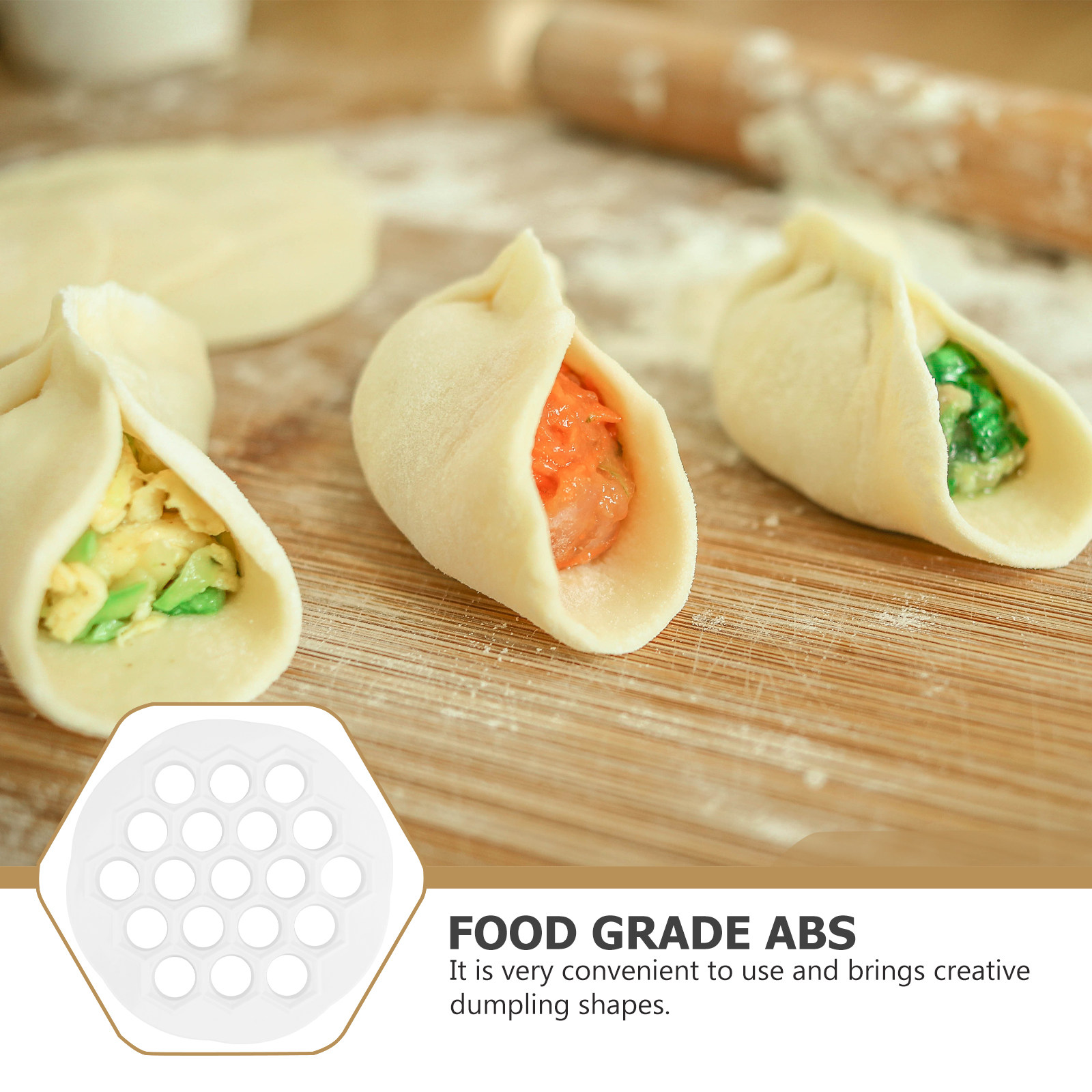 19 Holes Dumpling Mold Food Gr - Kitchen Gadgets Dumpling Maker recension och pris