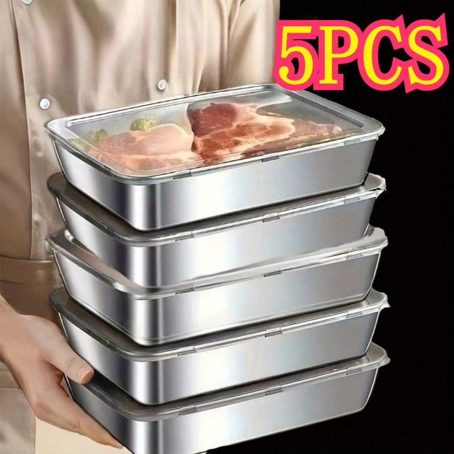 5‑Pack Premium Leak‑Proof Stai - Kitchen Gadgets Organizer recension och pris