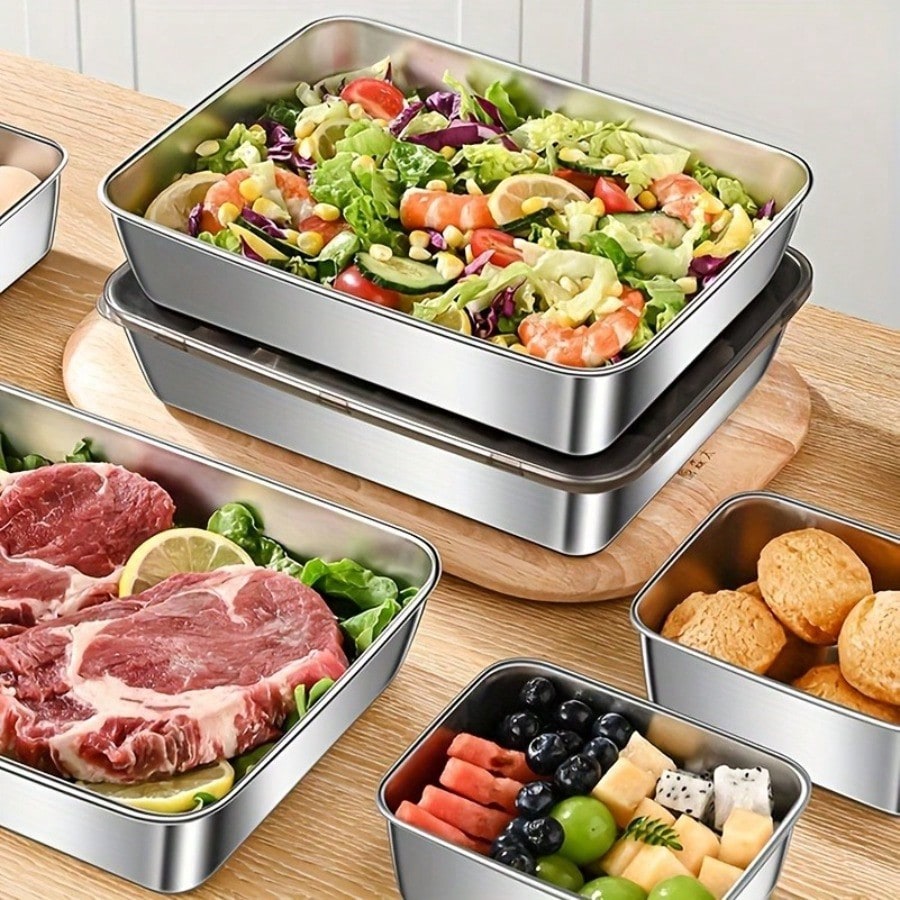 5‑Pack Premium Leak‑Proof Stai - Kitchen Gadgets Organizer recension och pris