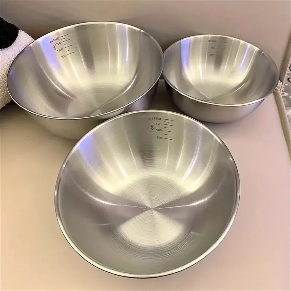 2026 Stainless Steel Mixing Bo - Kitchen Gadgets Organizer recension och pris
