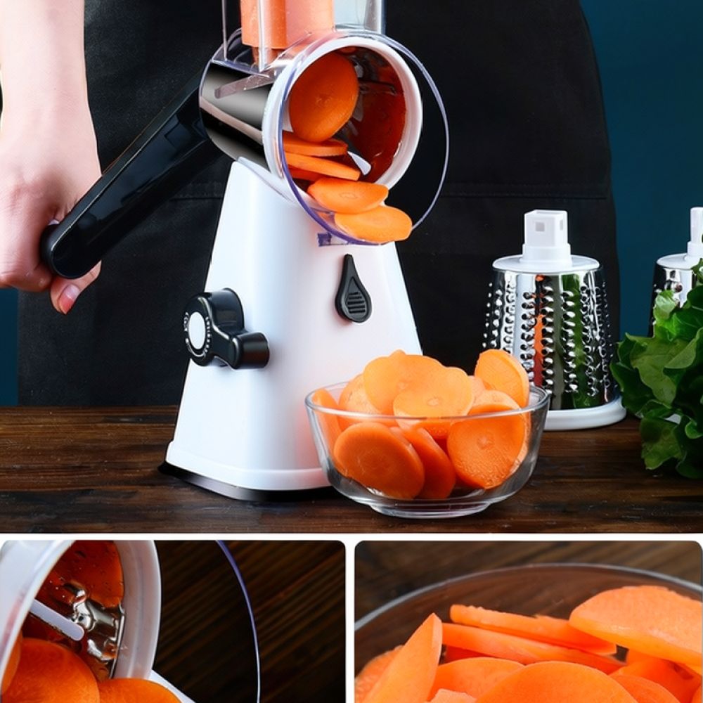Rotary Food Slicer Grater Shre - Kitchen Helper Gadgets recension och pris