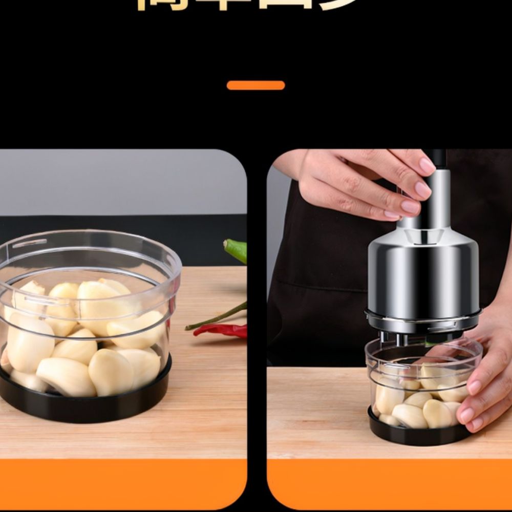 Stainless Steel Garlic Press M - Kitchen Helper Gadgets recension och pris